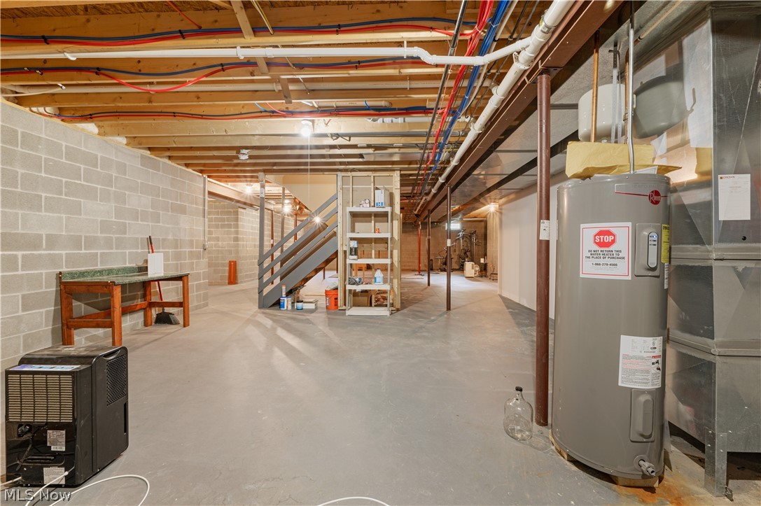 3356 Huntcliffe Road Northeast Canton, OH 44721 - Photo 47 of 50 Basement with water heater