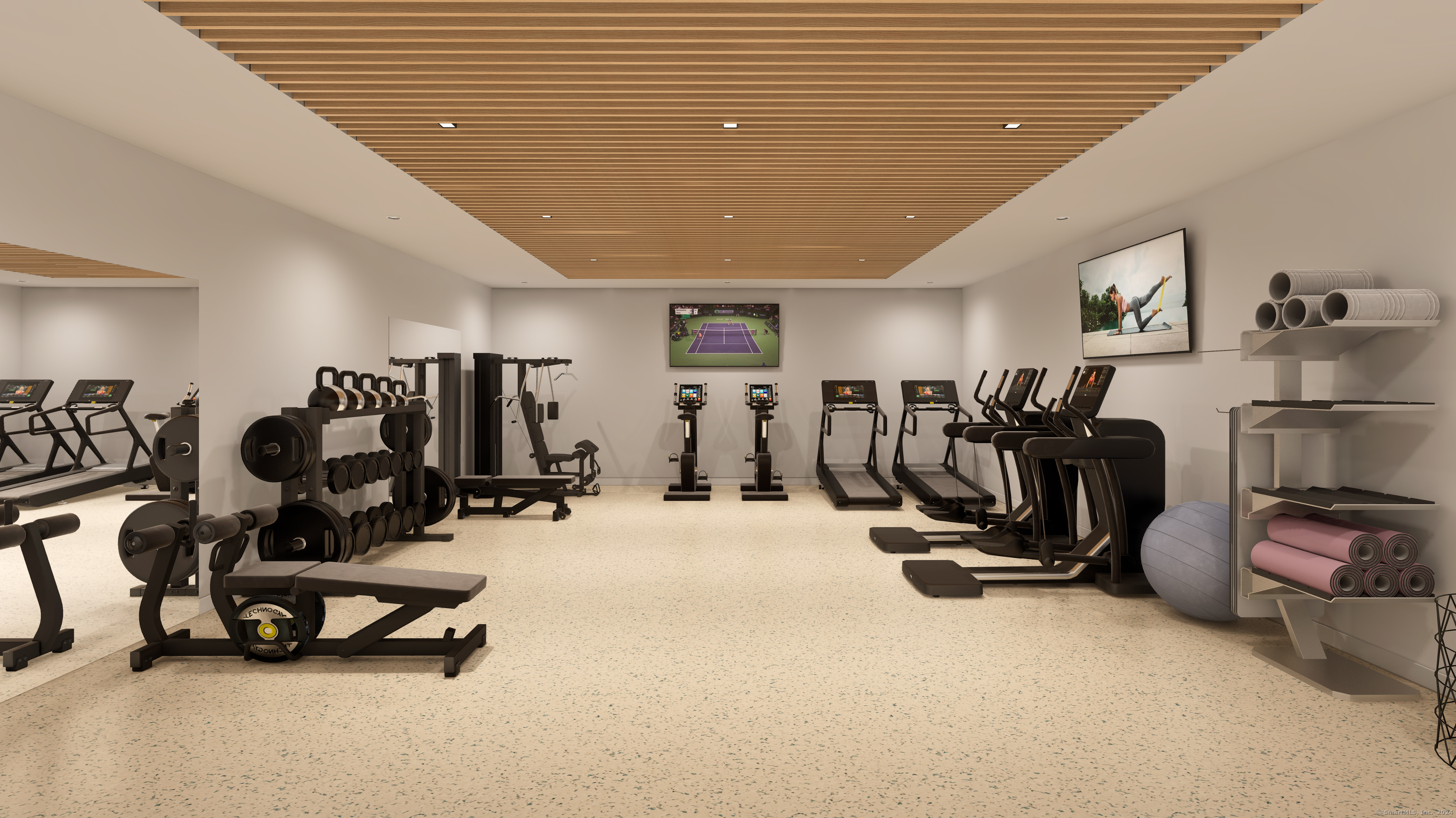2 Arapahoe Road, Unit 603 West Hartford, CT 06107 - Photo 2 of 29 a view of a room with gym equipment