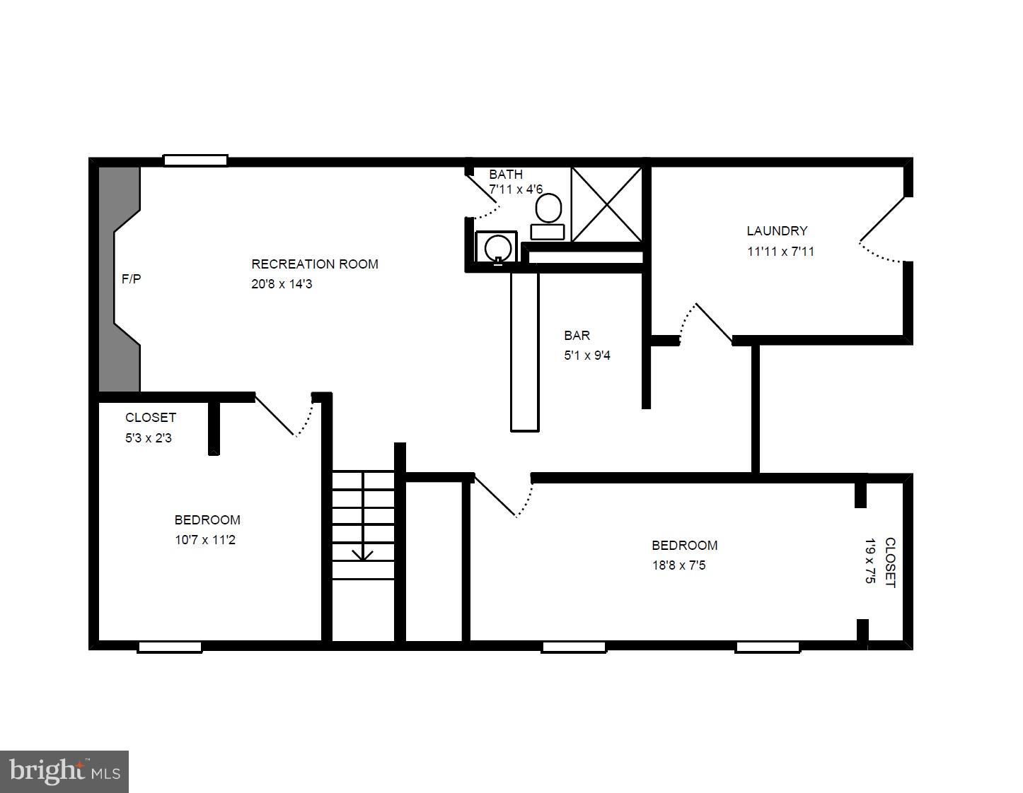 24328 Log House Road Gaithersburg, MD 20882 - Photo 29 of 30 Floor Plan - Lower Level