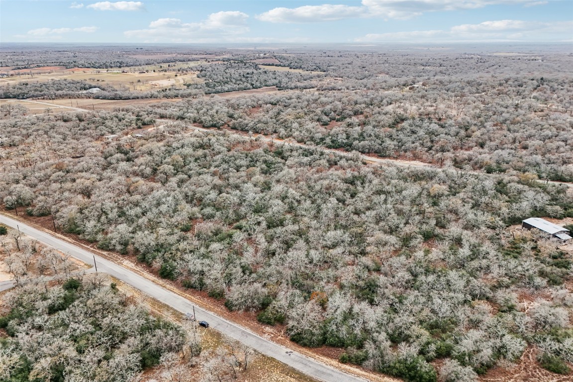 0 Flash Circle Luling, TX 78648 - Photo 13 of 15 Aerial overview of property's location featuring a heavily wooded area