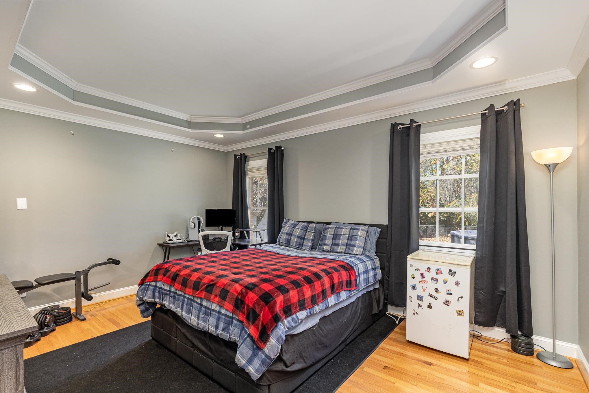 4046 Fairground Road Dunn, NC 28334 - Photo 17 of 50 a bedroom with a bed and a window