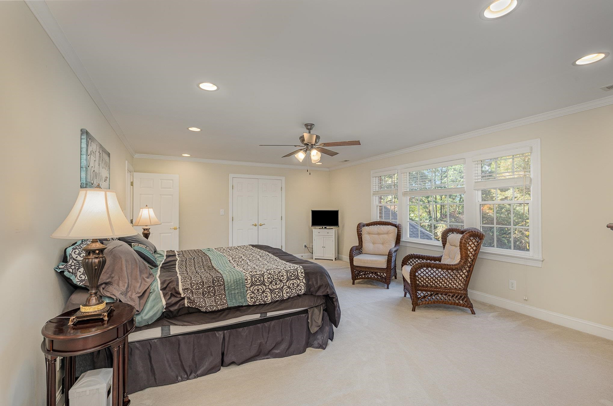 4046 Fairground Road Dunn, NC 28334 - Photo 26 of 50 a living room with furniture and a chandelier