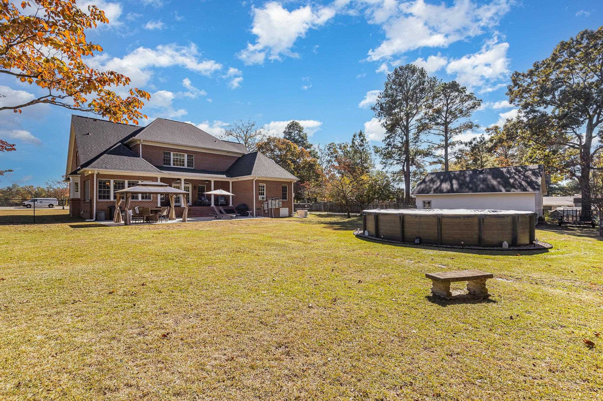 4046 Fairground Road Dunn, NC 28334 - Photo 39 of 50 a swimming pool view with a seating space