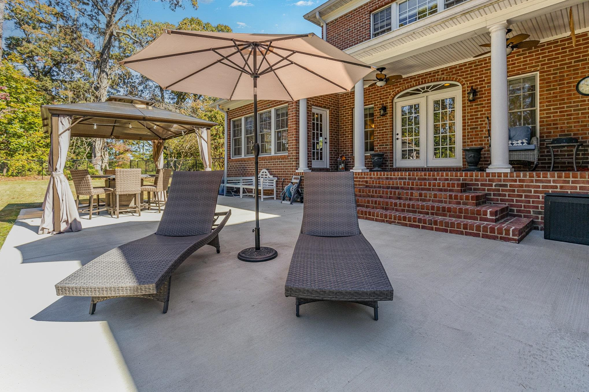 4046 Fairground Road Dunn, NC 28334 - Photo 40 of 50 an outdoor living area with furniture