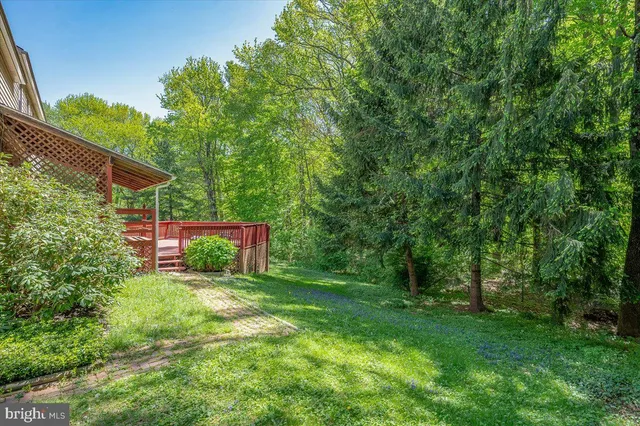 a view of a backyard with a garden