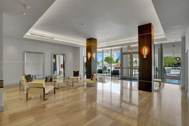 a view of empty room with windows