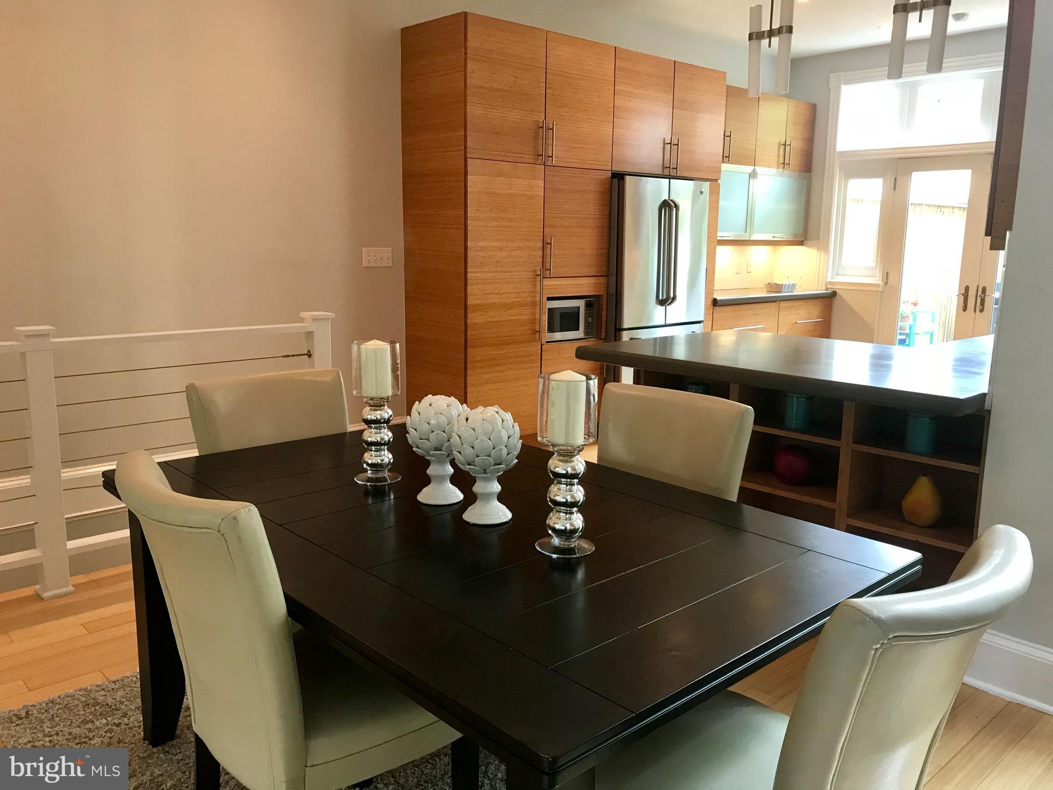 906 G Street Southeast Washington, DC 20003 - Photo 4 of 28 a dining room with furniture and wooden floor