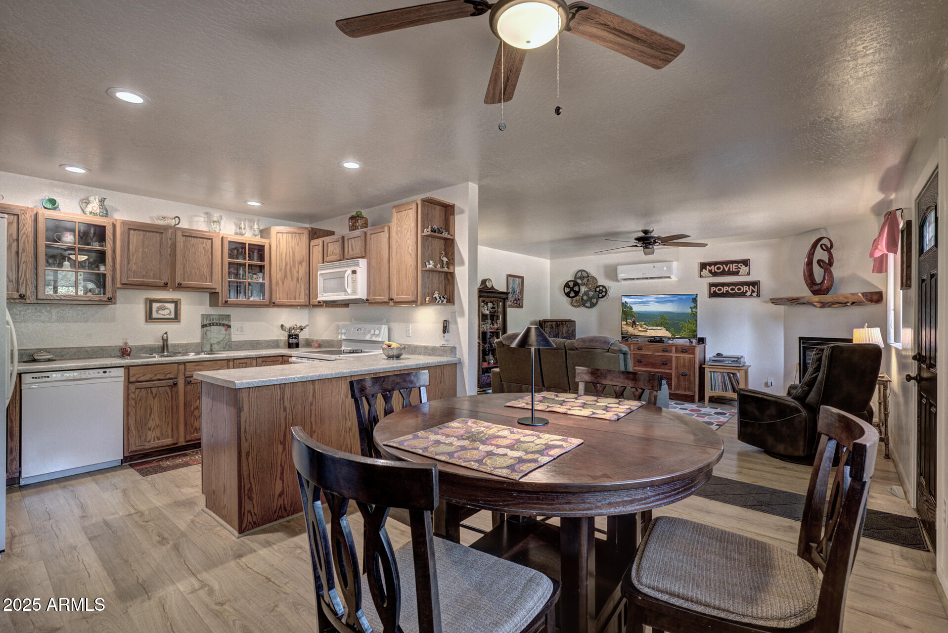 9019 Pinon Lane Pine, AZ 85544 - Photo 11 of 34 a large kitchen with a table and chairs