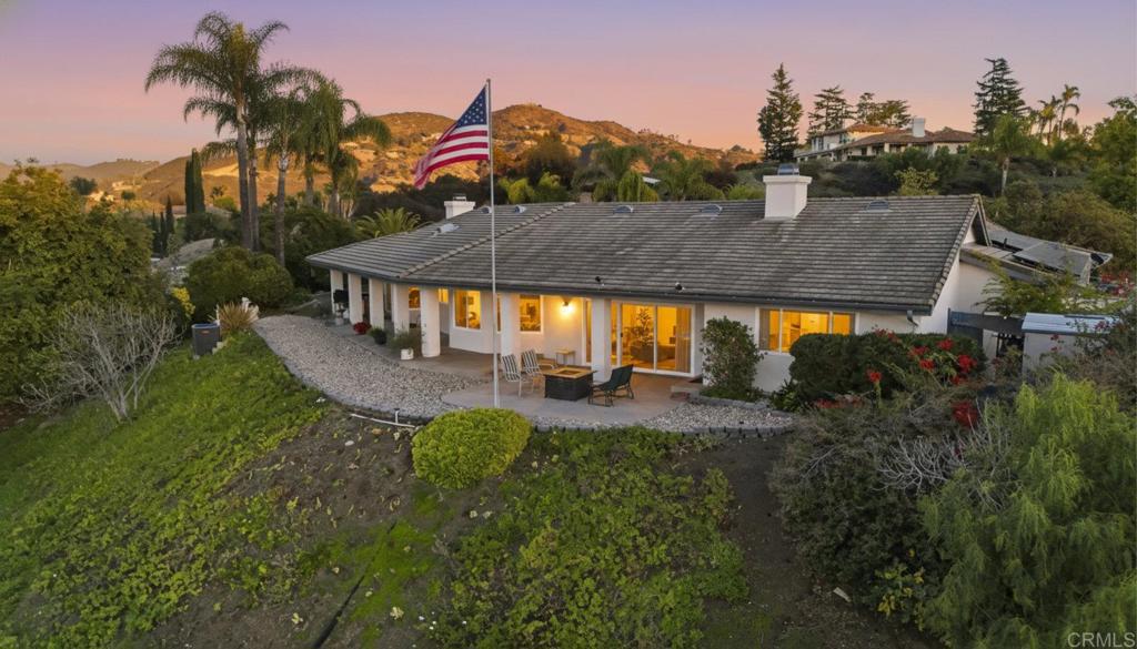 1524 Zutano Lane Fallbrook, CA 92028 - Photo 35 of 49 a view of a house with swimming pool and porch