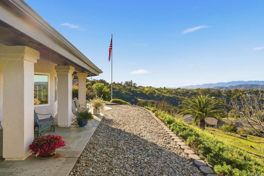 1524 Zutano Lane Fallbrook, CA 92028 - Photo 39 of 49 a view of a balcony with chair and table