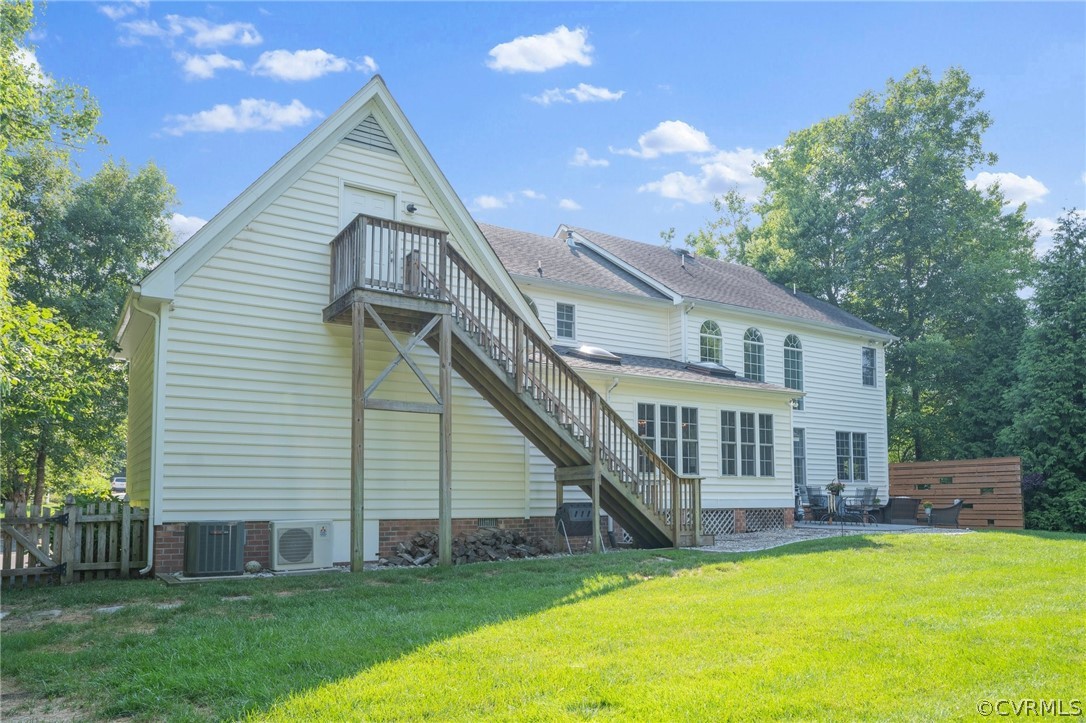 14012 Lenox Forest Court Midlothian, VA 23113 - Photo 43 of 49 a view of a house with a yard deck and a slide