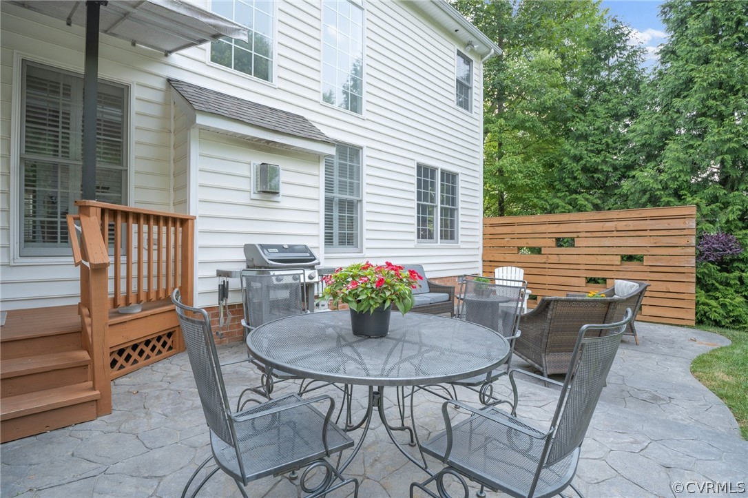 14012 Lenox Forest Court Midlothian, VA 23113 - Photo 45 of 49 a view of a patio with a table and chairs