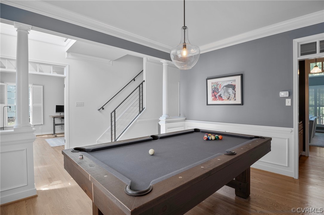 14012 Lenox Forest Court Midlothian, VA 23113 - Photo 8 of 49 a room with pool table and windows