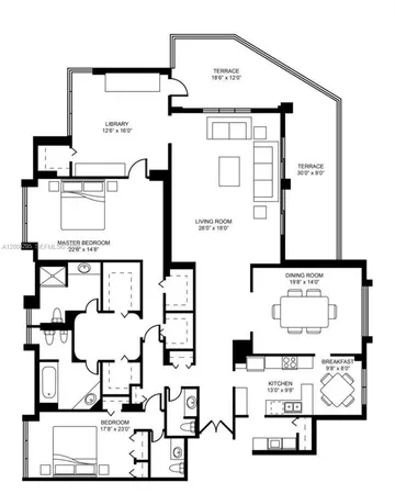 a view of a swimming pool with a lounge chair