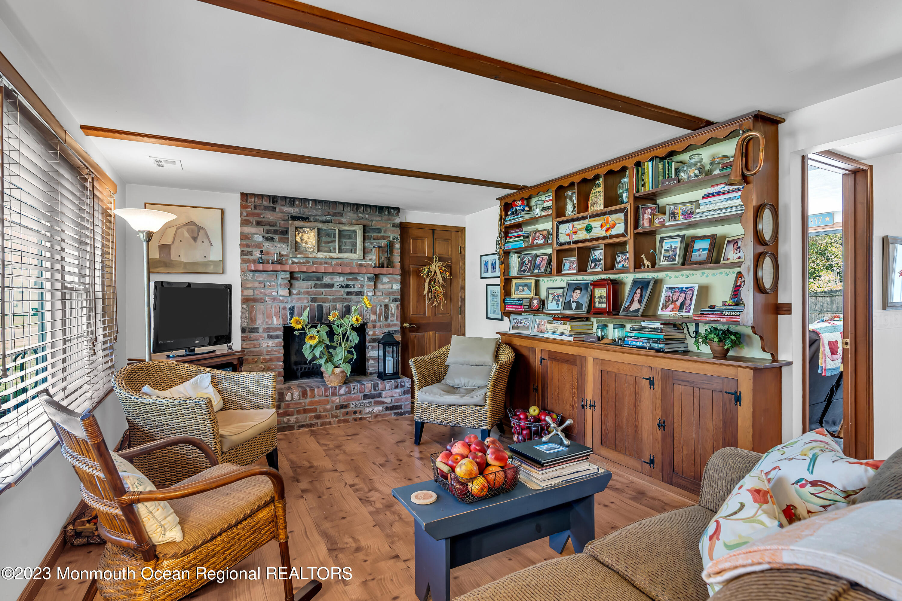 41 Citadel Drive Jackson, NJ 08527 - Photo 10 of 46 a living room with fireplace furniture and a large window