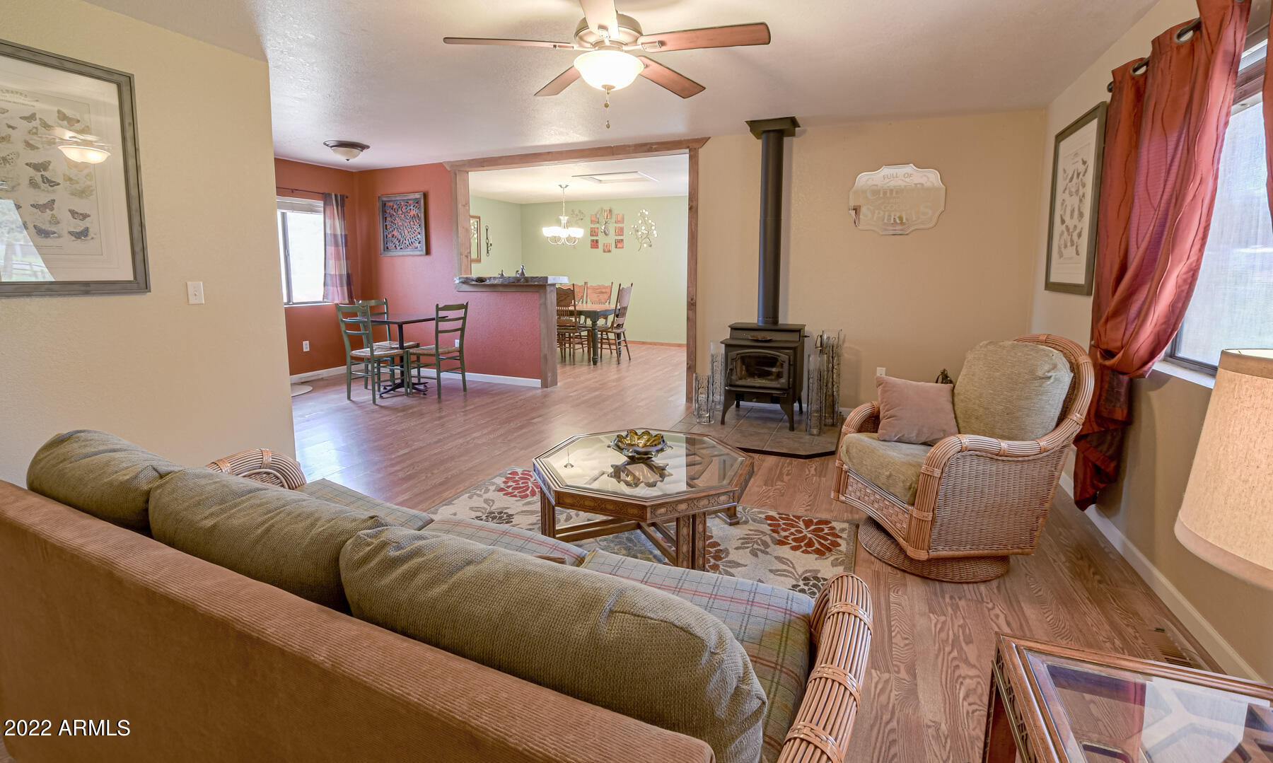 6175 Sutter Drive Lakeside, AZ 85929 - Photo 2 of 38 a living room with furniture and wooden floor