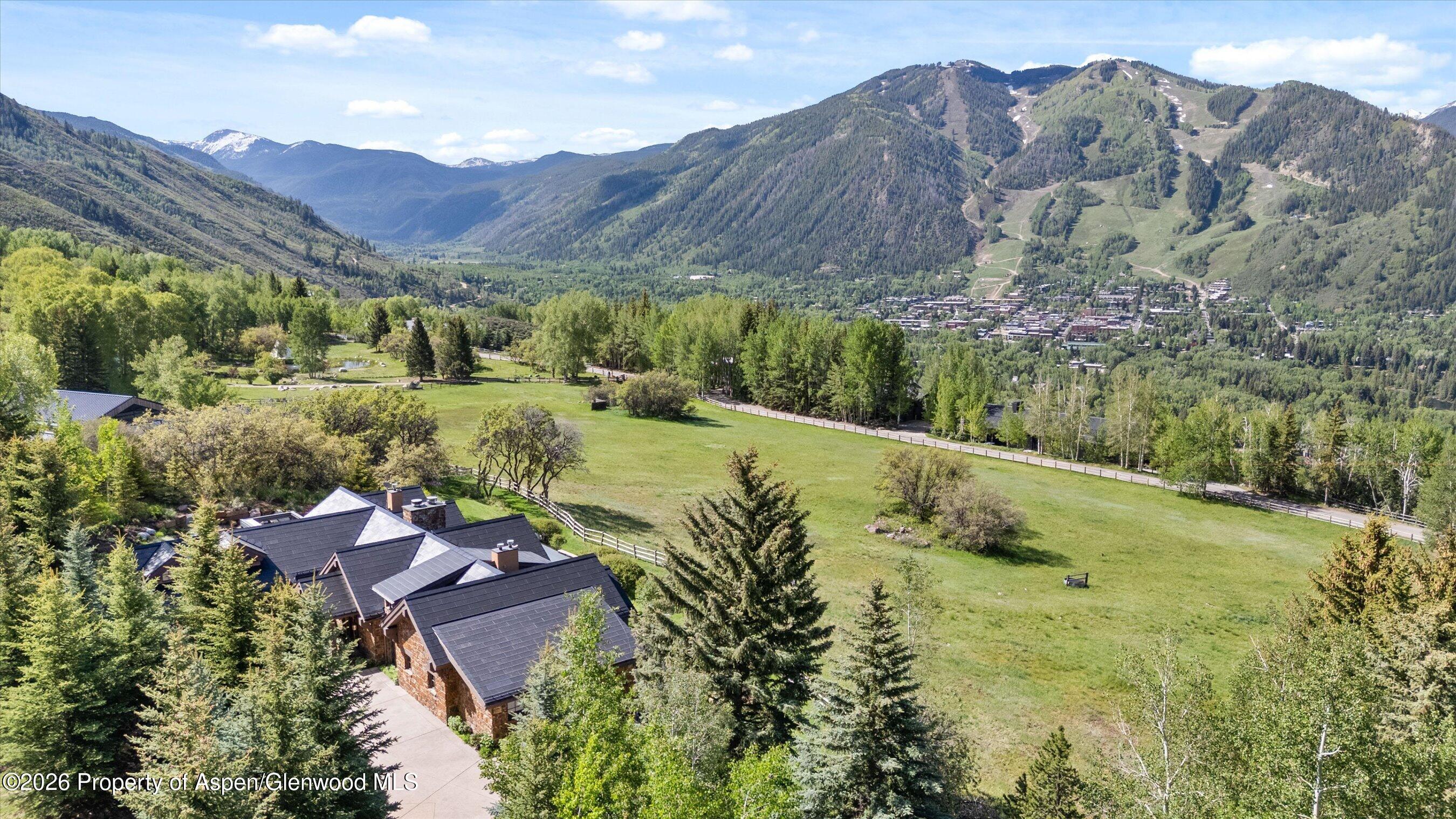 1682 Red Mountain Road Aspen, CO 81612 - Photo 3 of 42 Rear Exterior with View