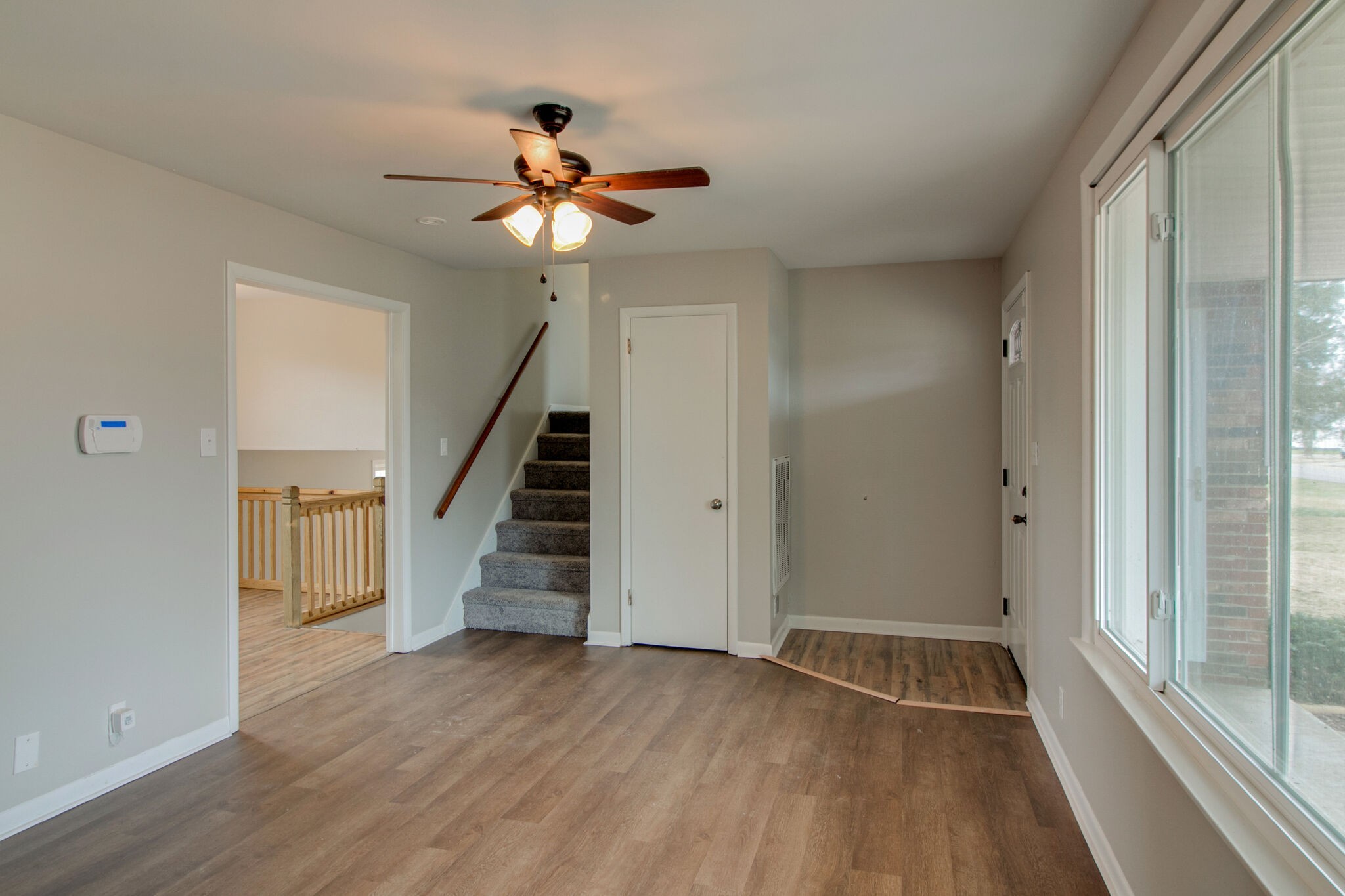 310 Burch Road Clarksville, TN 37042 - Photo 8 of 30 a view of entryway and hall with wooden floor