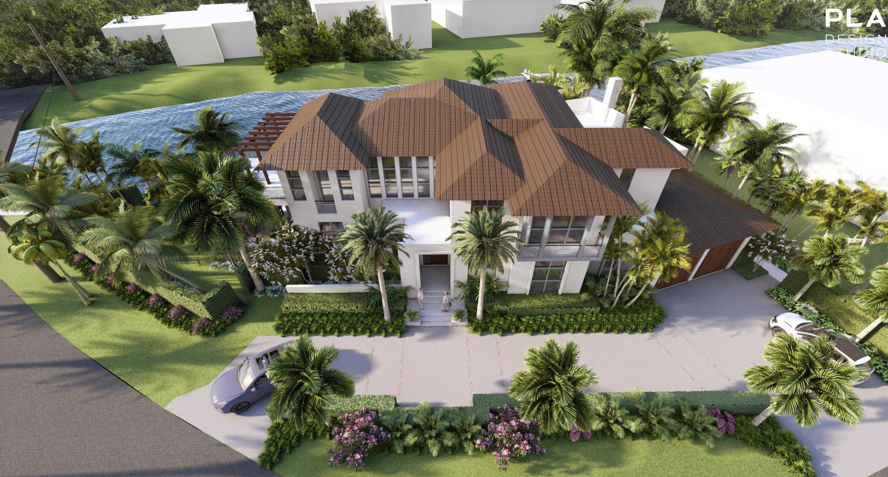 25 Sabal Island Drive Ocean Ridge, FL 33435 - Photo 4 of 16 an aerial view of a house