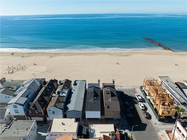 a view of a ocean with beach