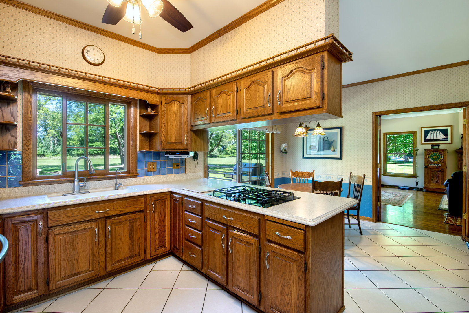 1 Cross Timber Road Barrington, IL 60010 - Photo 14 of 53 a kitchen with stainless steel appliances granite countertop a stove and a sink