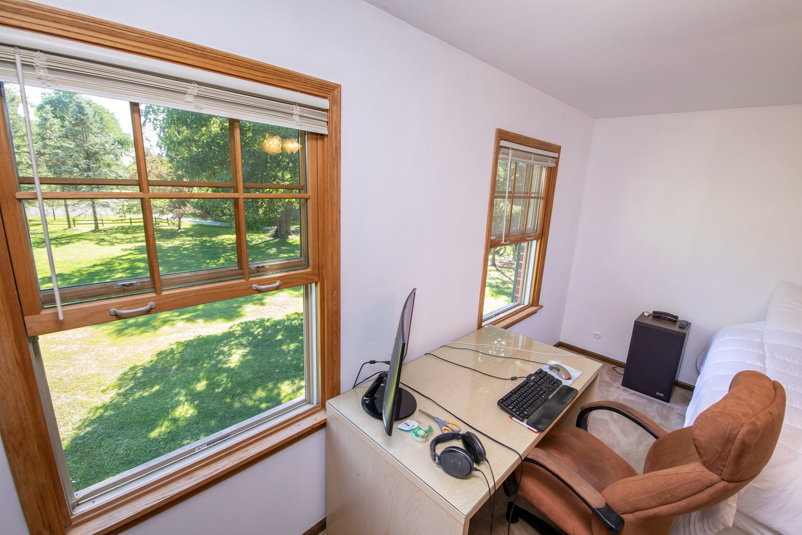 1 Cross Timber Road Barrington, IL 60010 - Photo 27 of 53 a view of workspace with wooden floor and a window