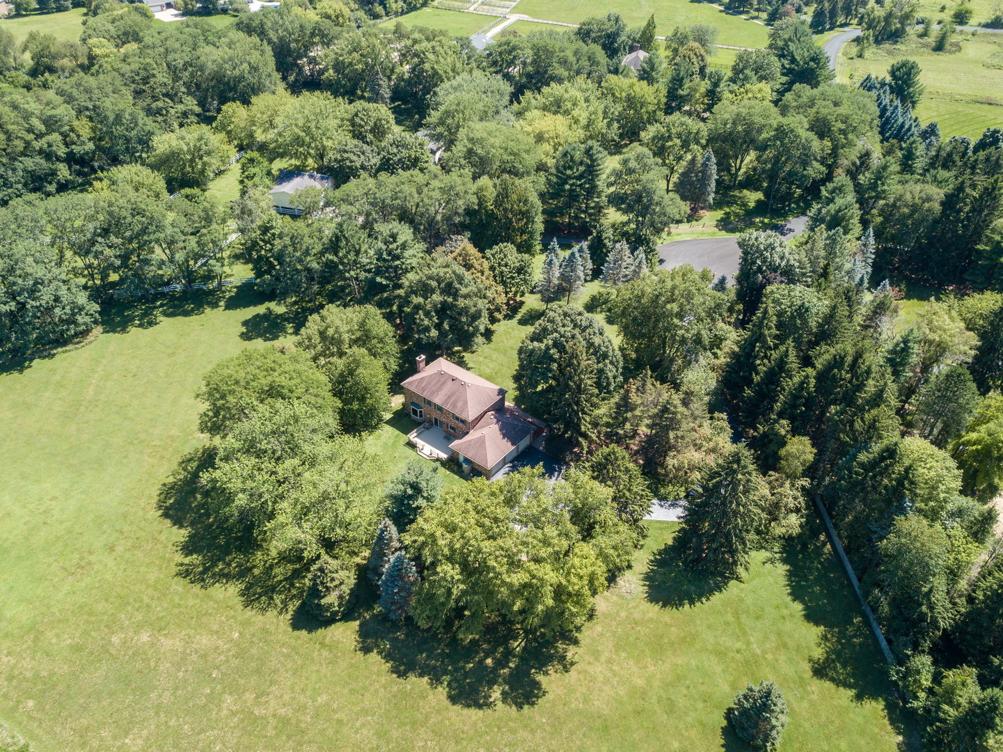 1 Cross Timber Road Barrington, IL 60010 - Photo 43 of 53 an aerial view of a house with a yard