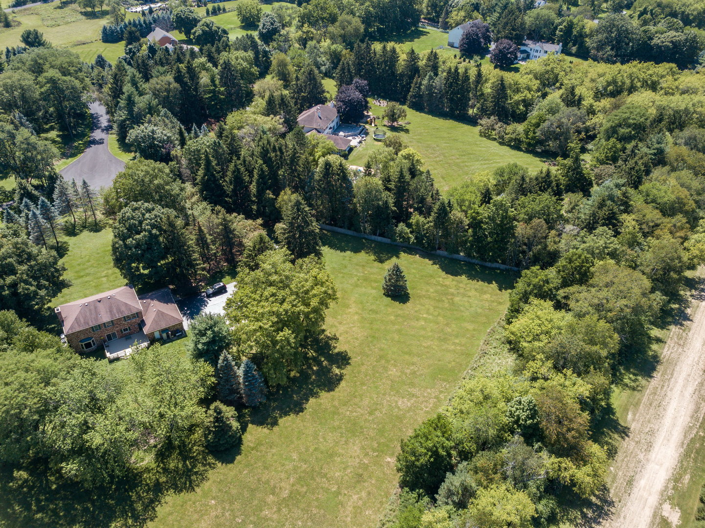 1 Cross Timber Road Barrington, IL 60010 - Photo 46 of 53 an aerial view of a house with a yard