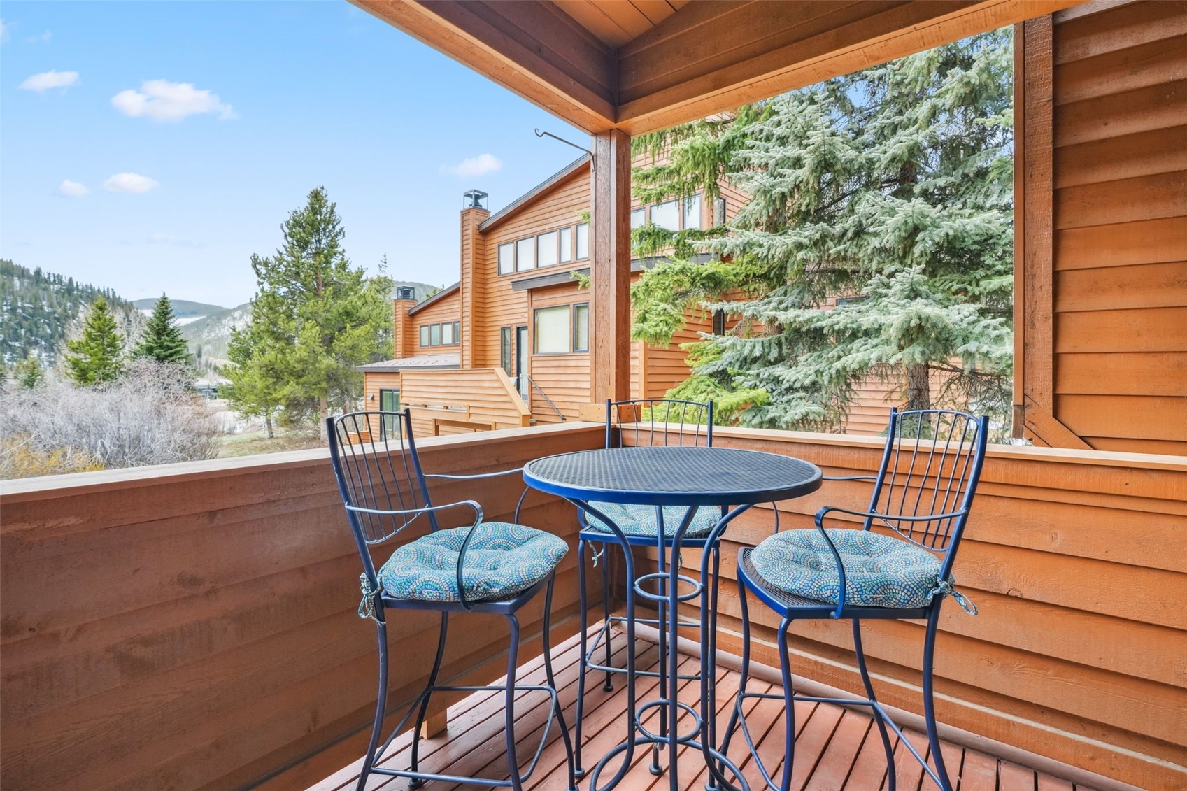 530 Tennis Club Road, Unit 1328 Keystone, CO 80435 - Photo 33 of 43 Private covered deck, great views