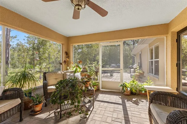 a view of yard with swimming pool