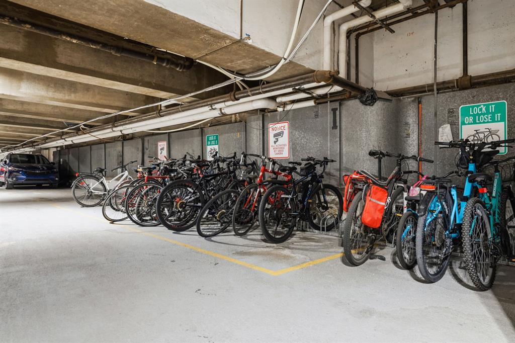 5 Bayard Road, Unit 810 Pittsburgh, PA 15213 - Photo 38 of 43 a view of a garage with a bike and car