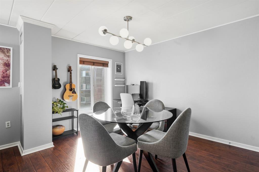 5 Bayard Road, Unit 810 Pittsburgh, PA 15213 - Photo 10 of 43 a dining room with furniture and wooden floor