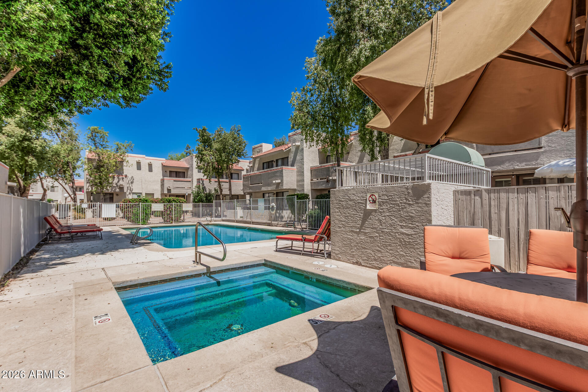 985 North Granite Reef Road, Unit 129 Scottsdale, AZ 85257 - Photo 37 of 38 a view of an outdoor sitting space