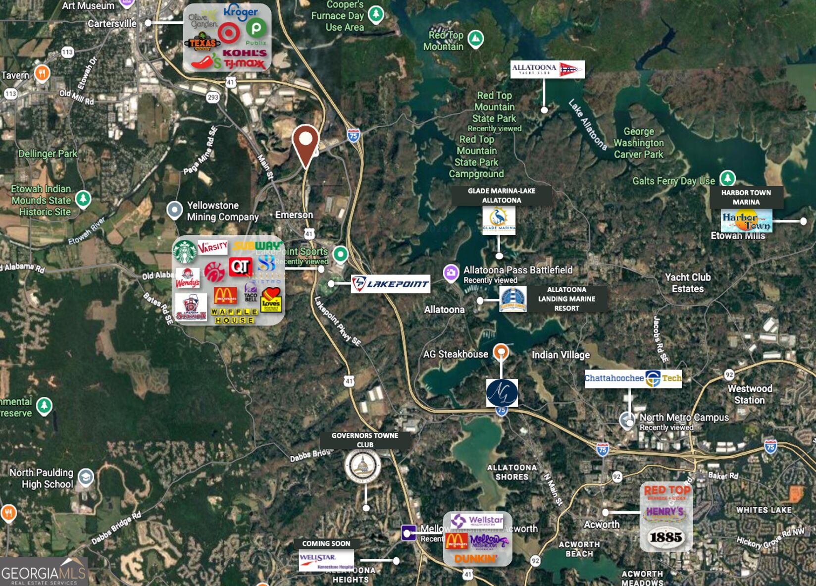 0 Red Top Mountain Road Southeast Emerson, GA 30137 - Photo 4 of 4 Gallery Image 4