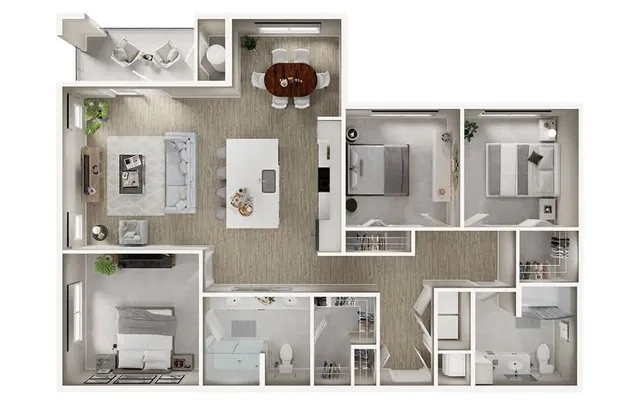 a view of a bathroom with a window