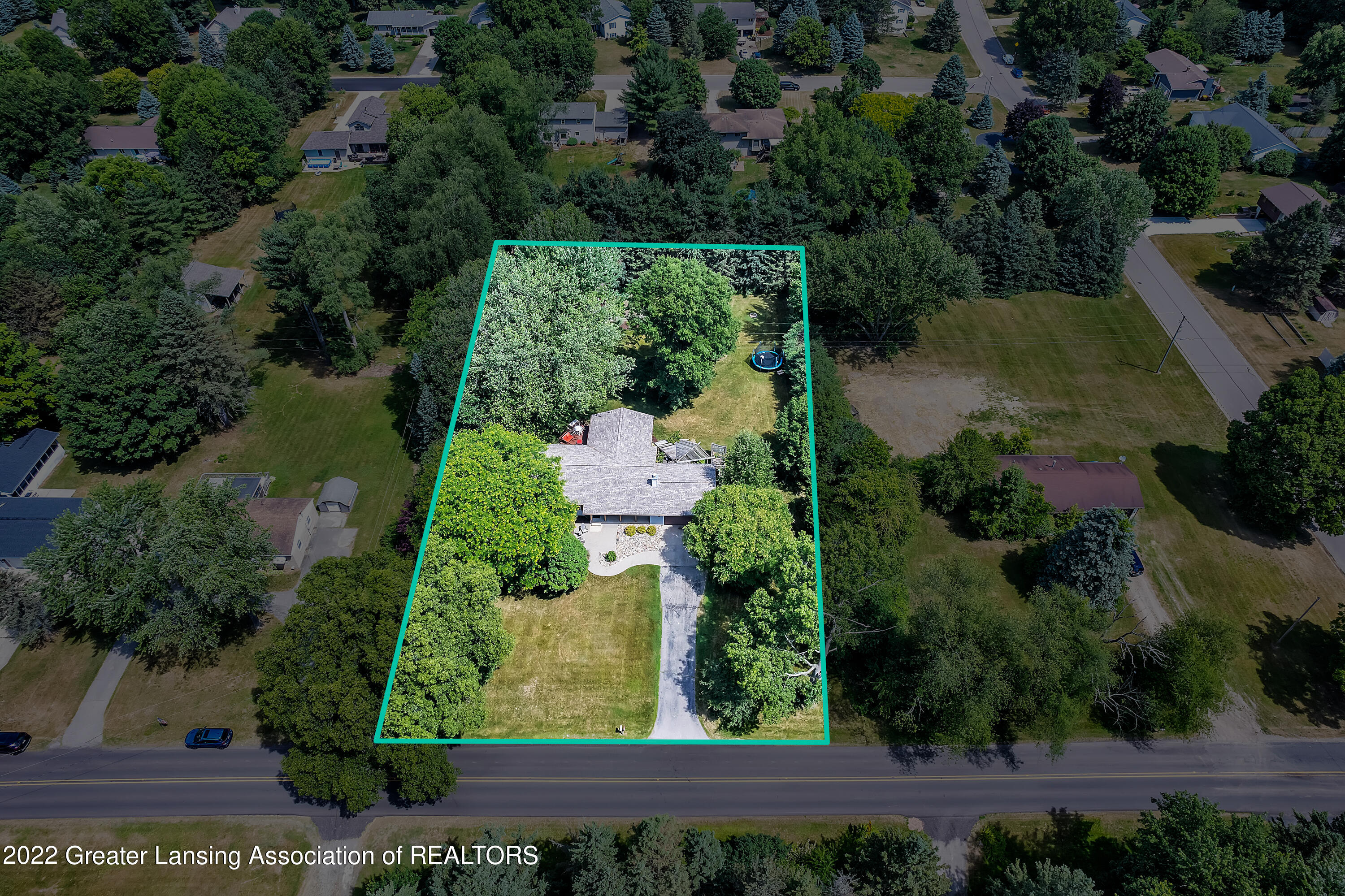 9873 Coleman Road Haslett, MI 48840 - Photo 45 of 46 Aerial View