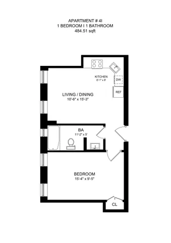 $295,000 | 86 Thayer Street, Unit 4I | Washington Heights
