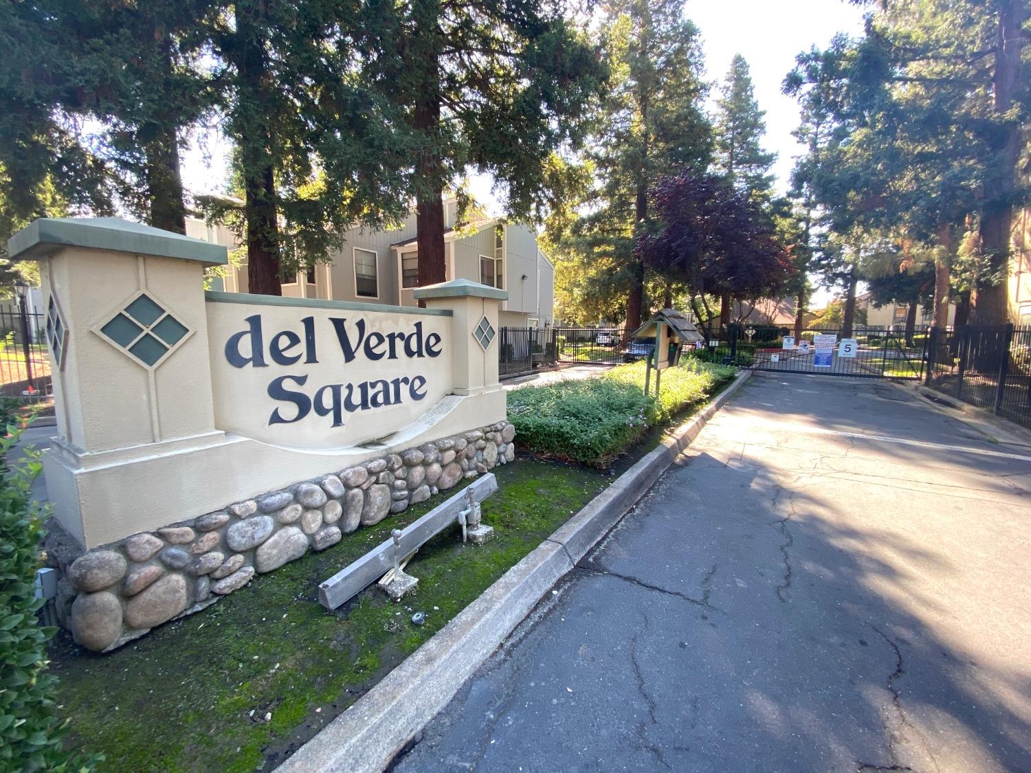850 Del Verde Circle, Unit 4 Sacramento, CA 95833 - Photo 1 of 1 a sign on the side of a street