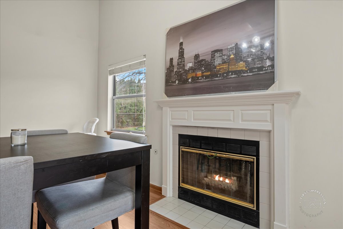 362 Chaparral Court Elgin, IL 60120 - Photo 12 of 15 a living room with a fireplace and a window