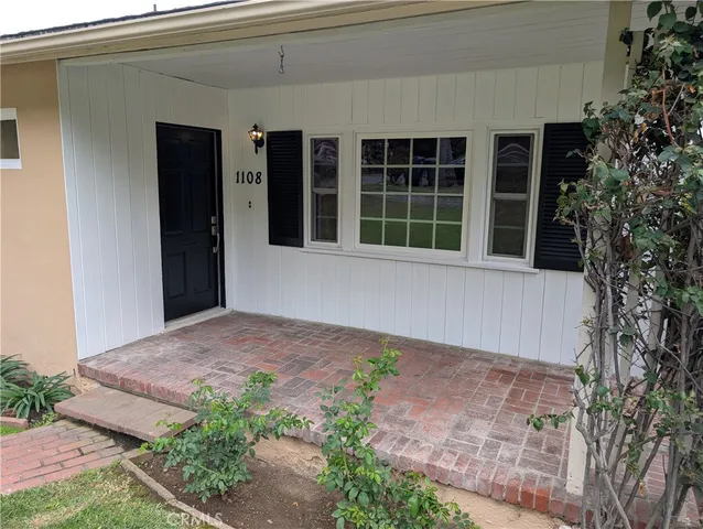 a view of front door