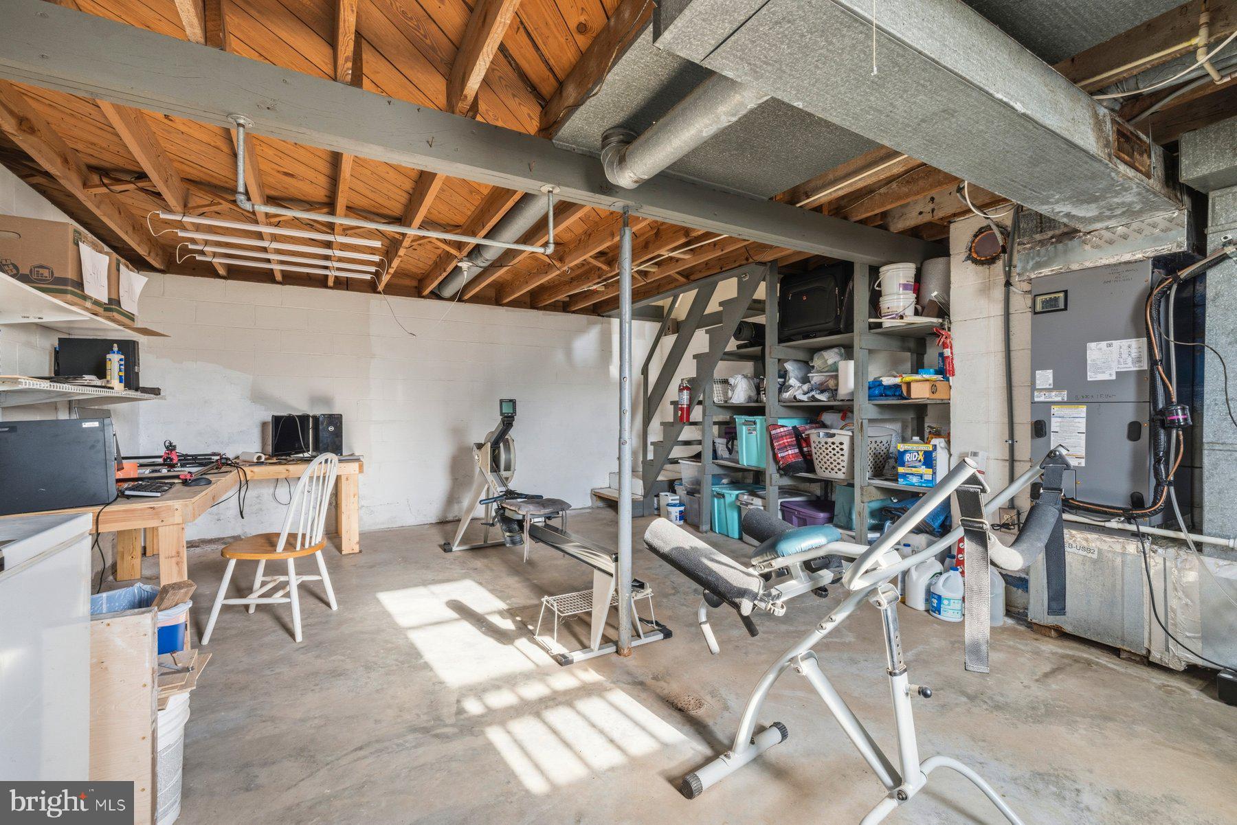 2092 Rocksprings Road Ringgold, VA 24586 - Photo 41 of 86 Versatile basement gym and workspace.