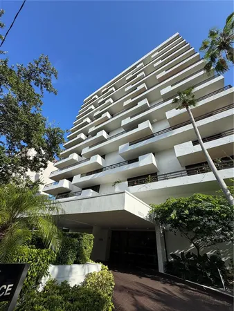 a front view of building