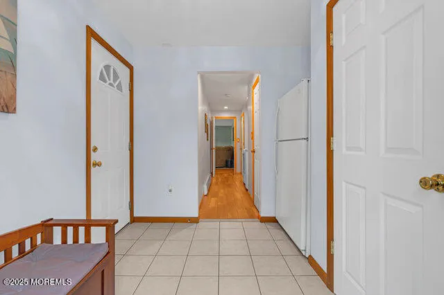 a view of an entryway door