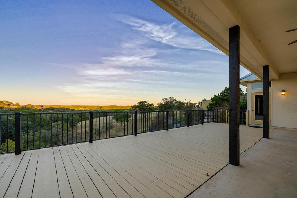 326 River Valley Road South Ingram, TX 78025 - Photo 13 of 68 Back Deck at dusk