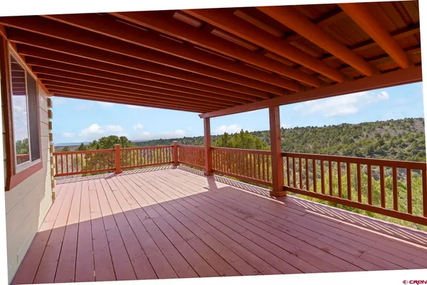 a view of deck with wooden floor and outdoor space