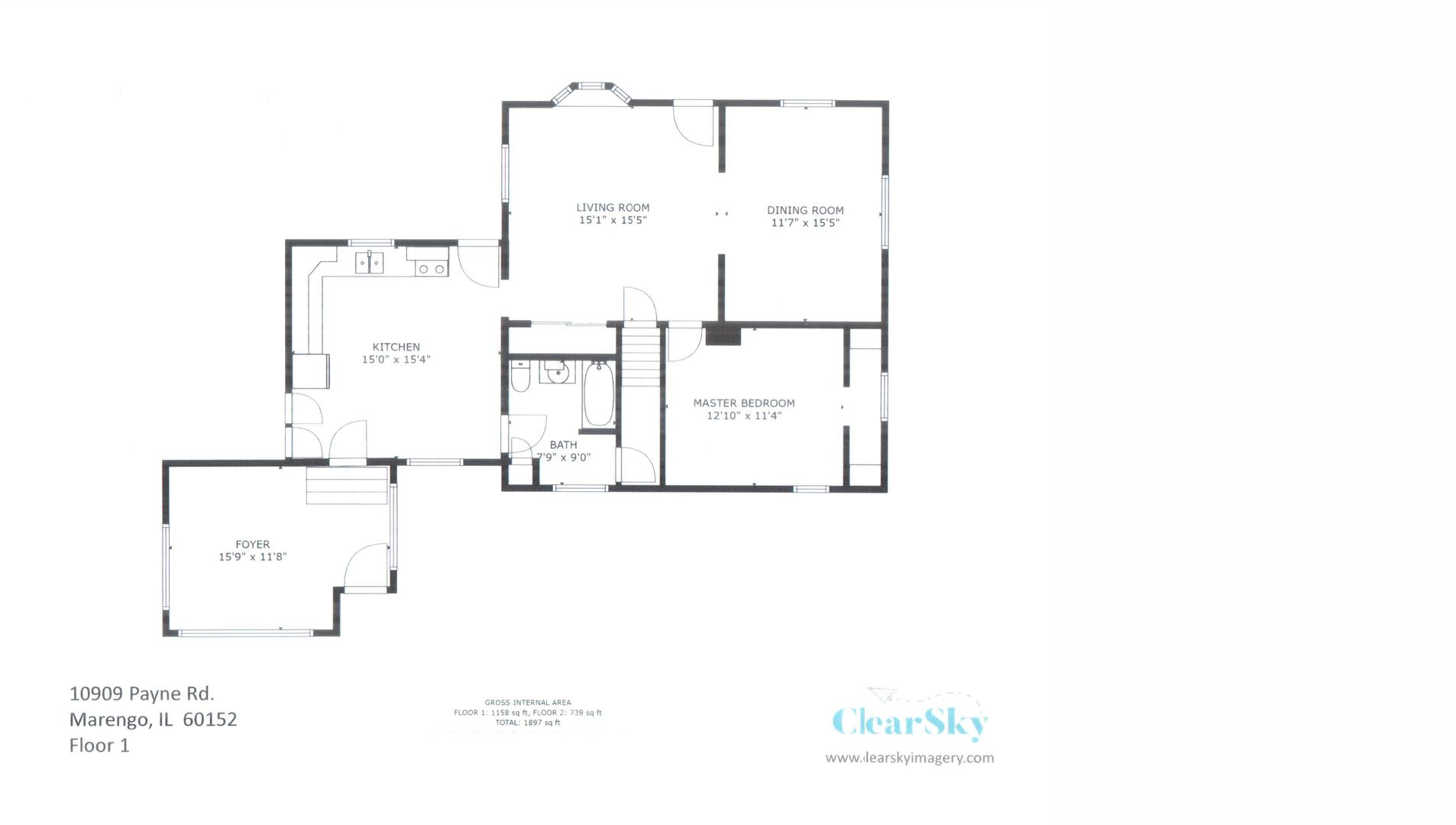 10909 Payne Road Marengo, IL 60152 - Photo 43 of 44 a picture of a floor plan