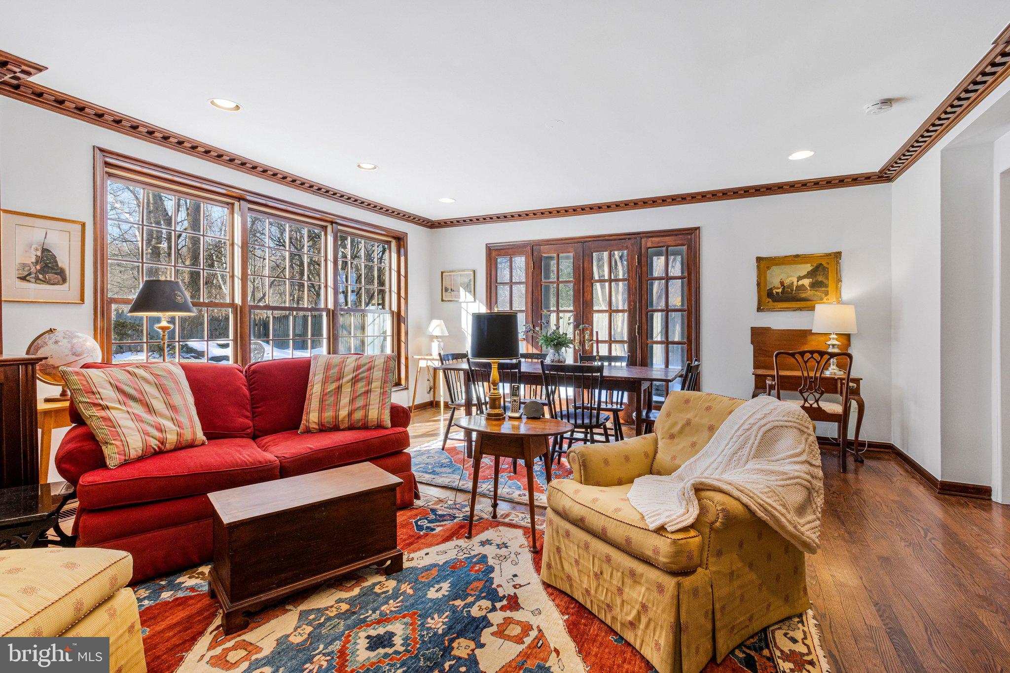 4512 Tournay Road Bethesda, MD 20816 - Photo 17 of 49 Oversized windows & French doors in family room