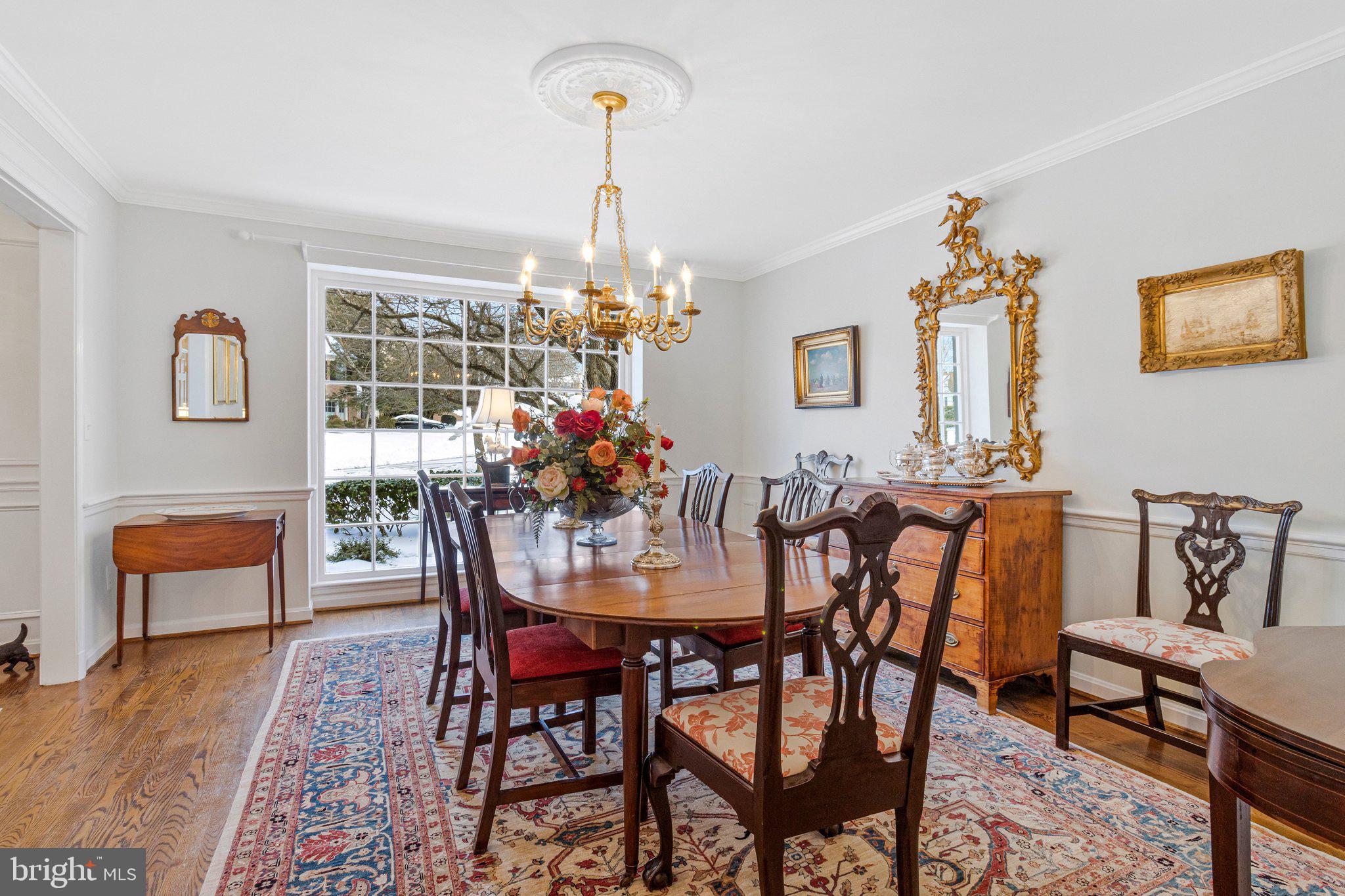 4512 Tournay Road Bethesda, MD 20816 - Photo 22 of 49 Huge picture window in dining room