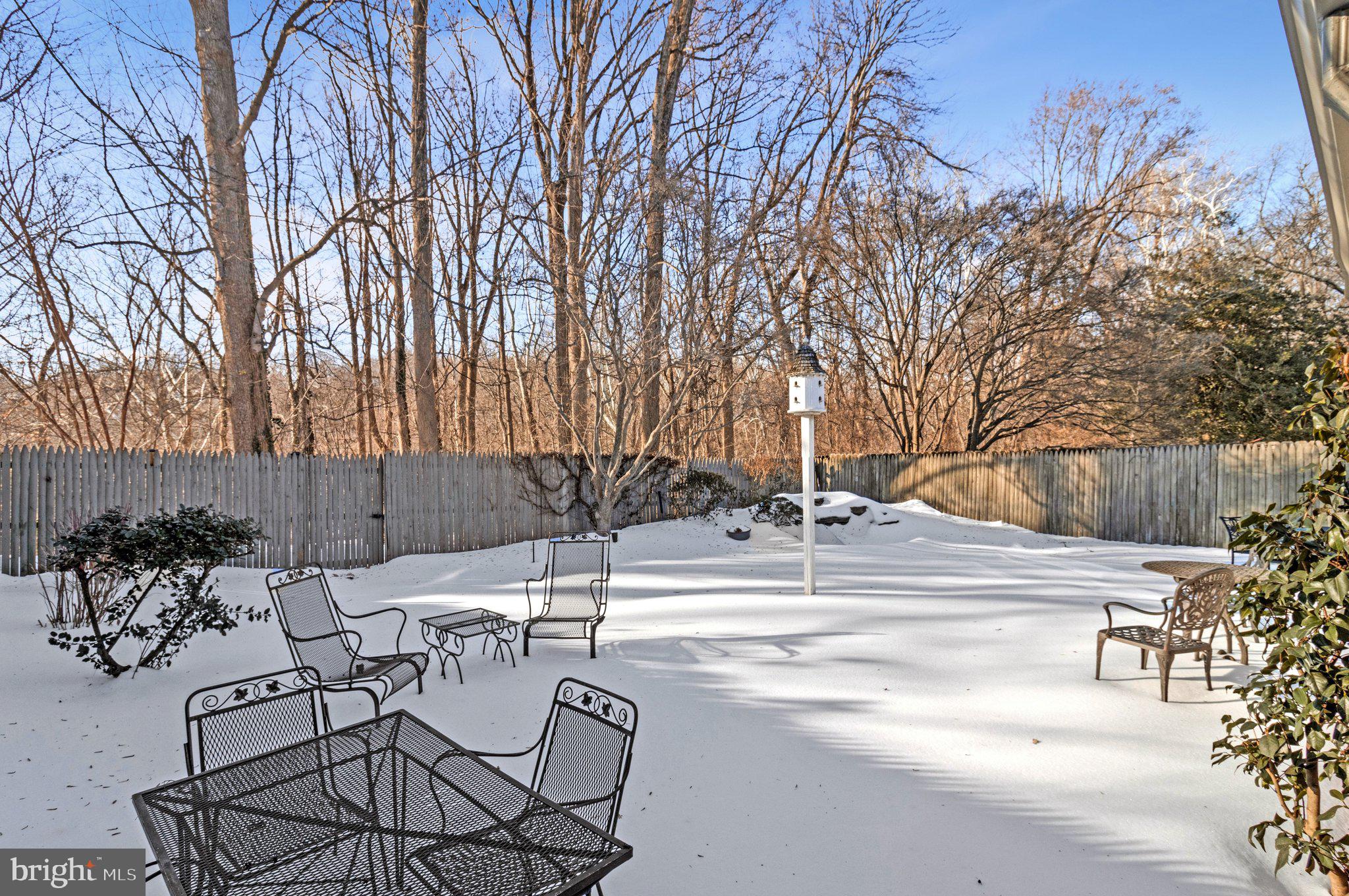 4512 Tournay Road Bethesda, MD 20816 - Photo 4 of 49 Fenced backyard backs to parkland