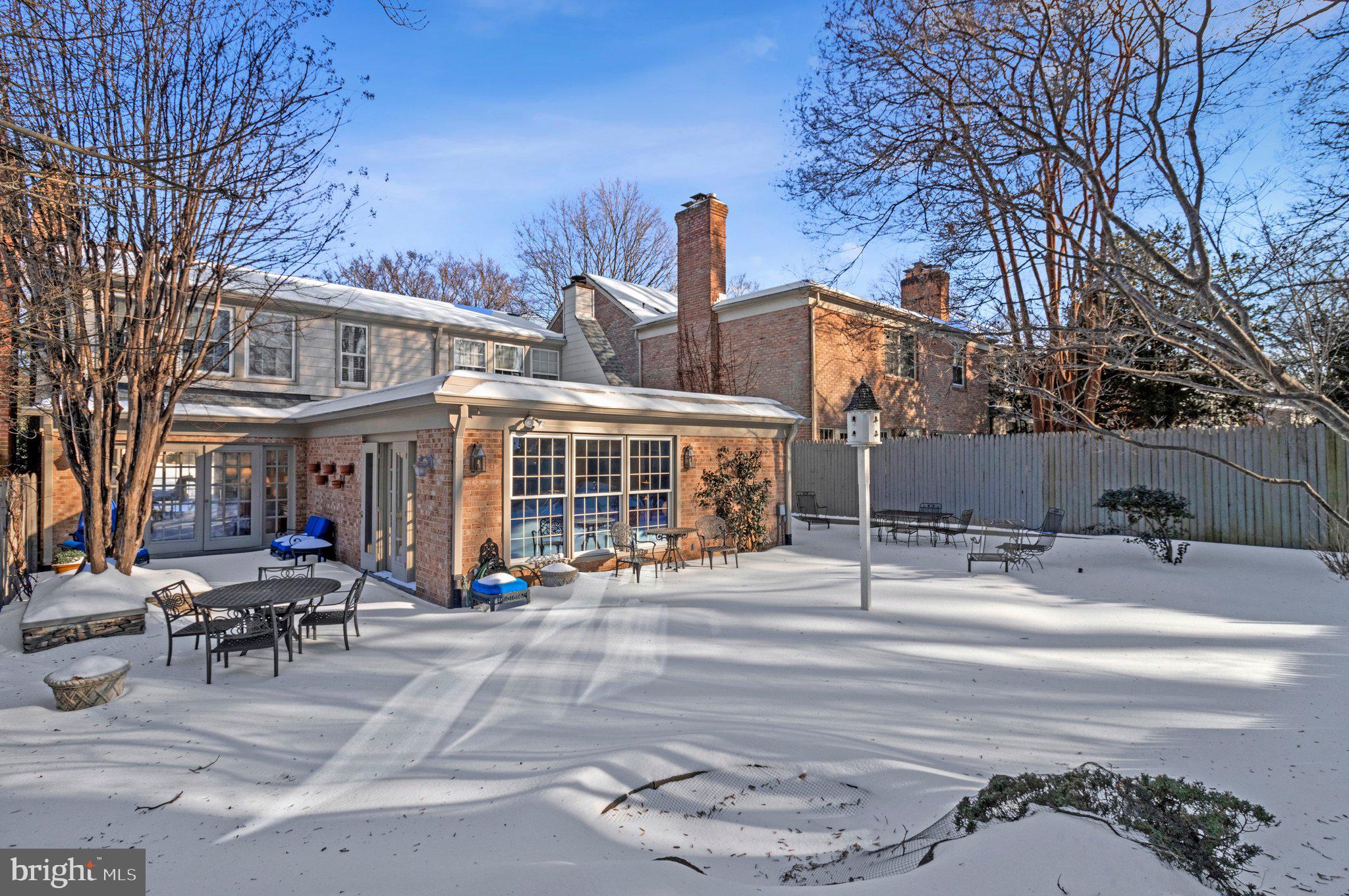 4512 Tournay Road Bethesda, MD 20816 - Photo 5 of 49 Backyard has flagstone patio, water feature & shed